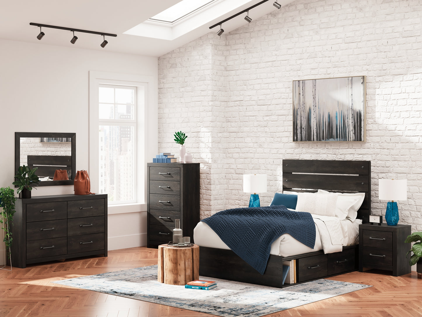 Hollivern Panel Storage Bed