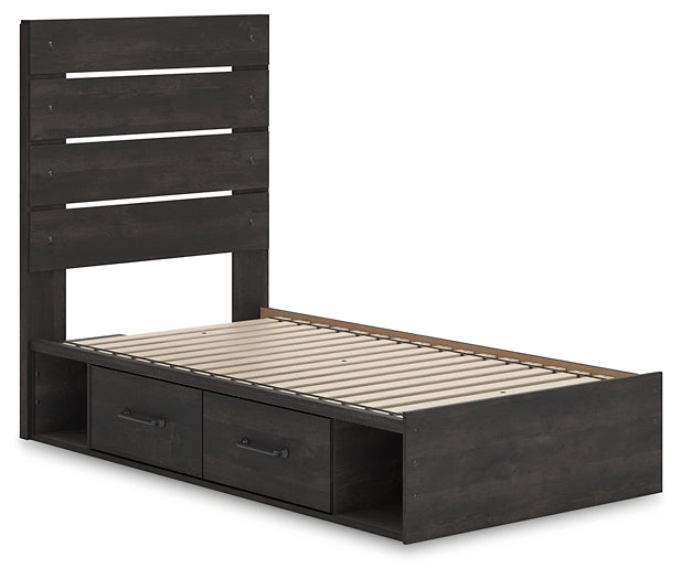 Hollivern Panel Storage Bed