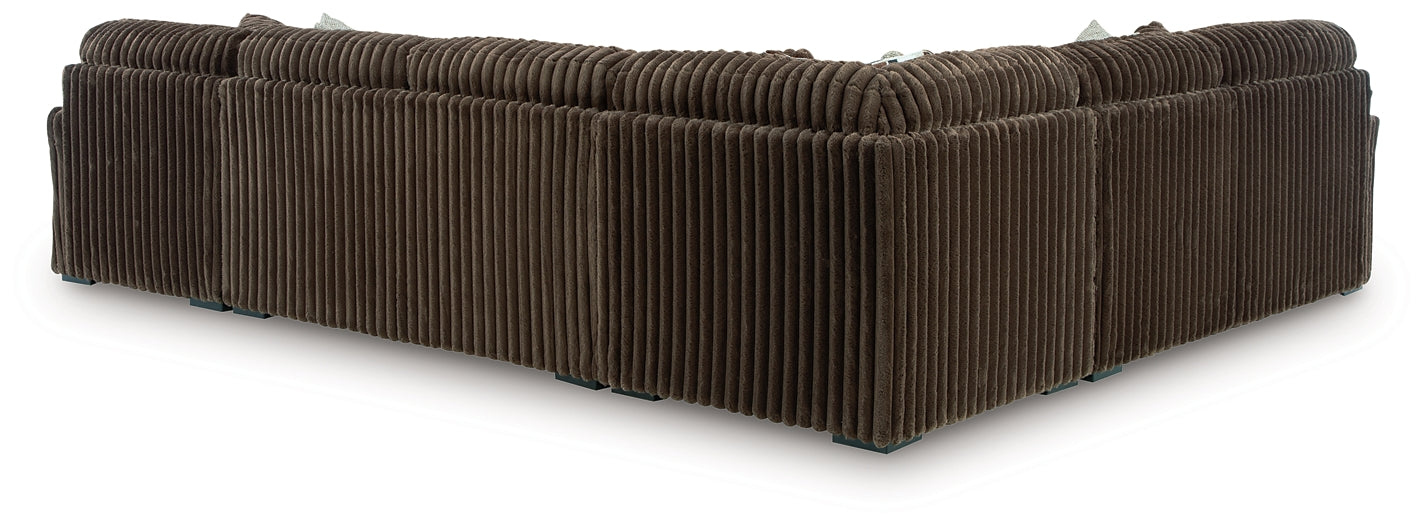 Midnight-Madness 4-Piece Sectional with Chaise