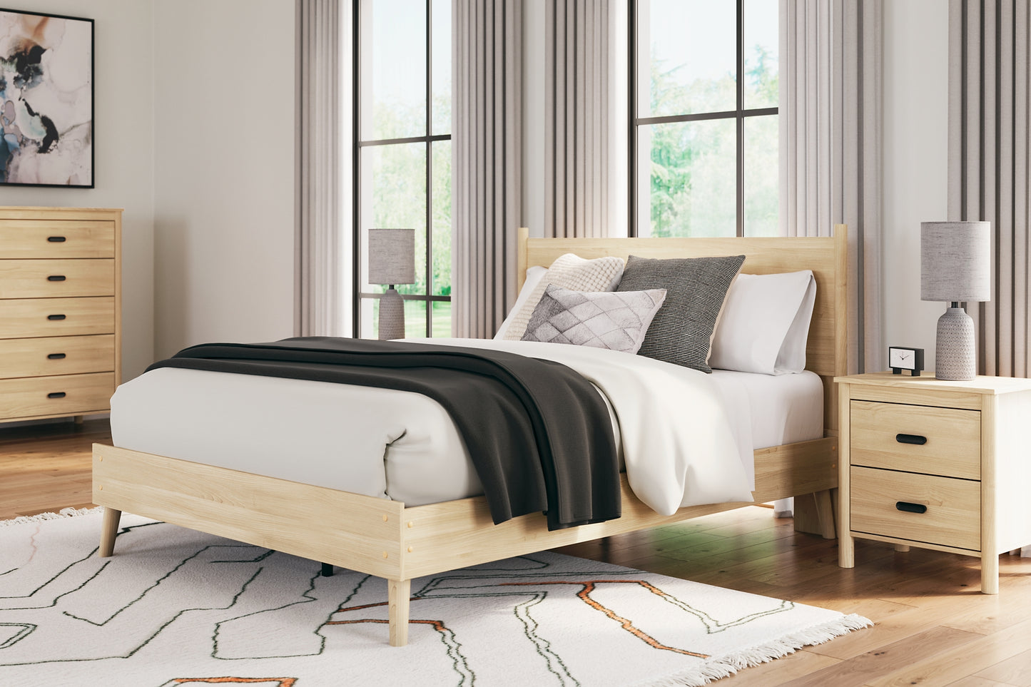 Cabinella Platform Panel Bed