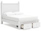 Mollviney  Panel Storage Bed