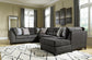 Reidshire 3-Piece Sectional with Ottoman