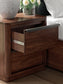 Dilenno California King Canopy Bed with Mirrored Dresser, Chest and Nightstand