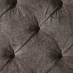 Bruchandi California King Upholstered Panel Bed with Mirrored Dresser