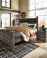 Wynnlow Queen Upholstered Poster Bed