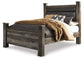 Wynnlow Queen Upholstered Poster Bed