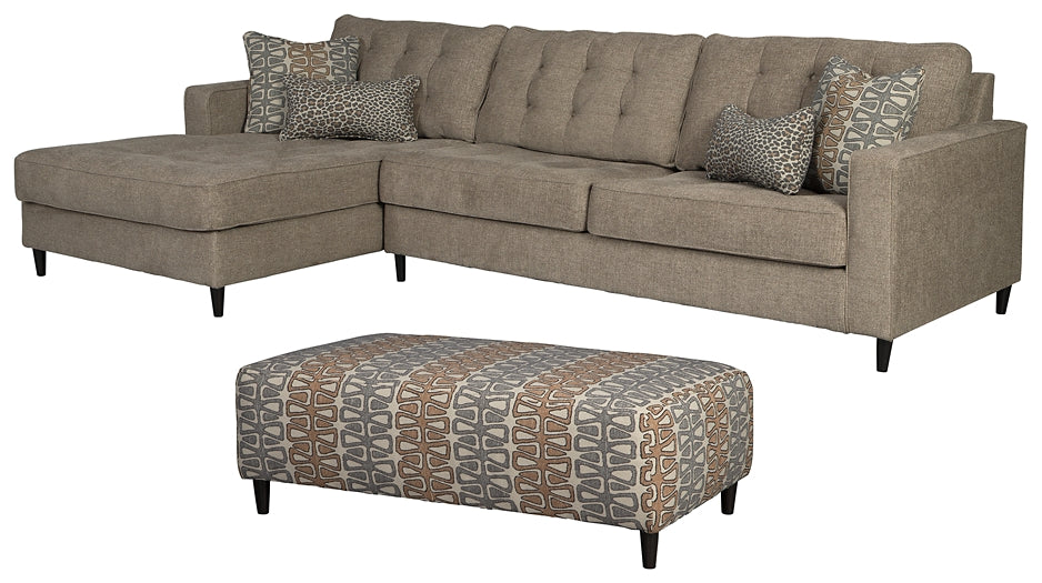 Flintshire 2-Piece Sectional with Ottoman