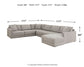 Katany 6-Piece Sectional with Chaise