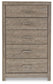 Culverbach Queen Panel Bed with Mirrored Dresser, Chest and Nightstand